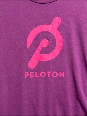 Peloton Graphic Activewear Workout Tank Top Purple Large
